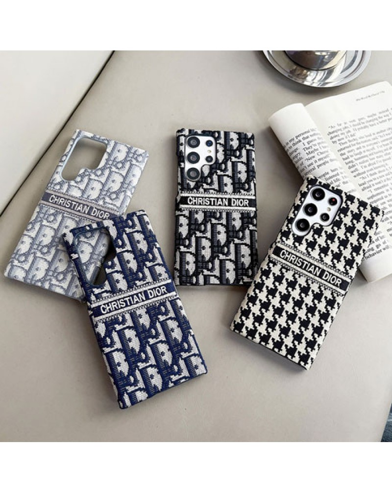 ディオール galaxy s25/s24 ultraケースオシャレギャラクシーs25 s23ウルトラケースdior  iphone 17 pro/16 pro max保護ケースiphone 15/14/13 proスマホケース超人気ジャケット型耐摩擦布製