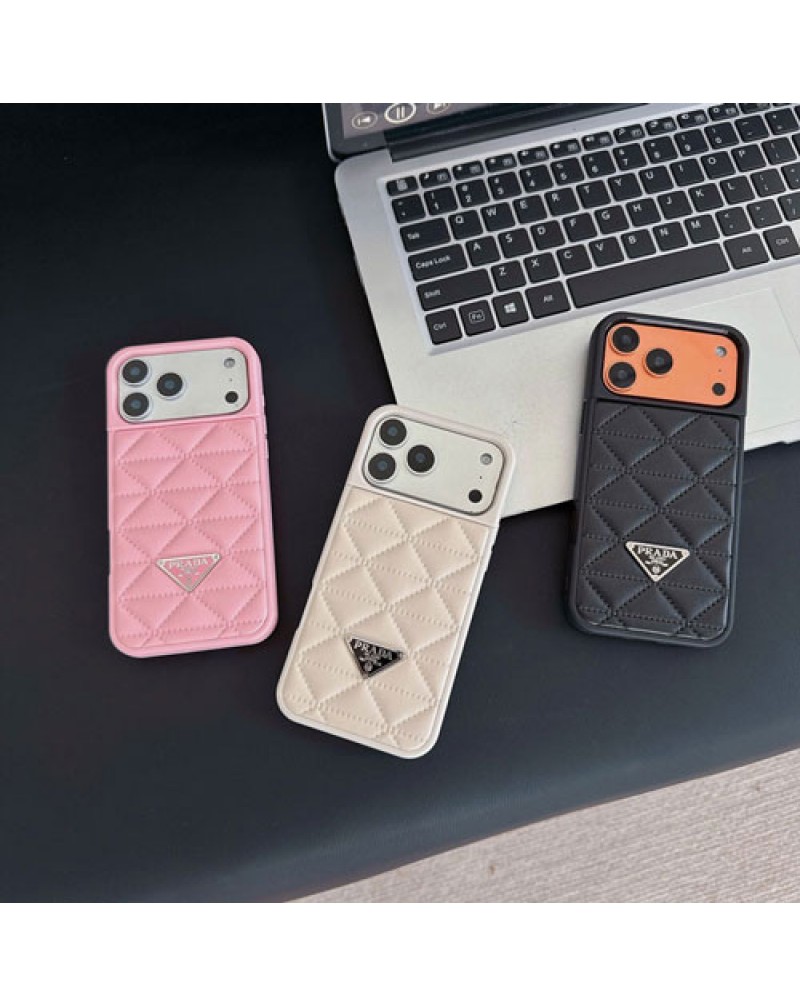 プラダ iphone 17 pro/16 pro maxケース簡約人気ブランドiphone15 pro携帯カバーprada iphone14 pro/13 proケースオシャレレザー製耐摩擦耐久性よい