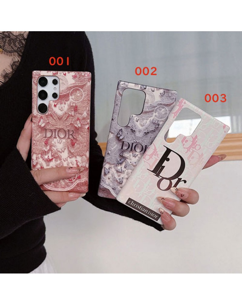 ディオール ギャラクシーs25ウルトラケースブランドgalaxy s24 ultraカバーdior samsung galaxy s23 s22 ultraケースオシャレ花柄 大人気ファッション感薄軽いジャケット型