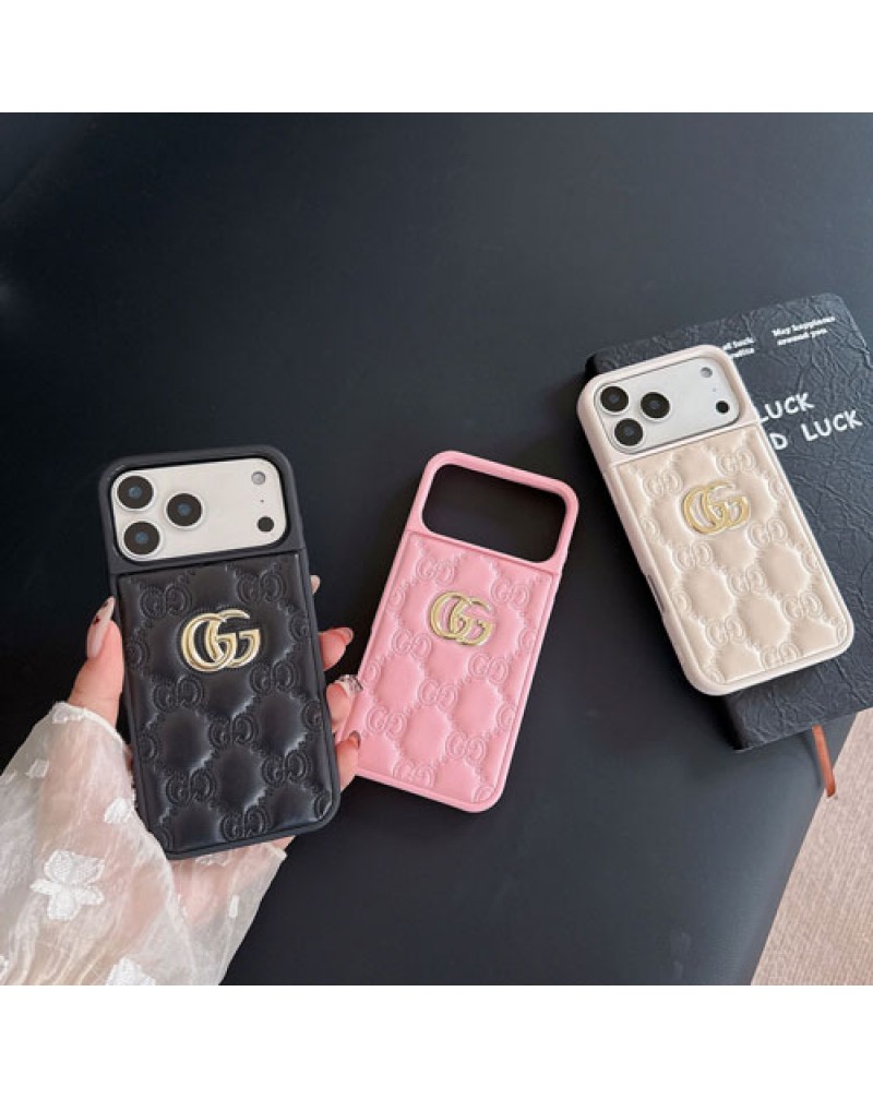 グッチ iphone17 pro/17 pro max保護ケース経典簡約アイフォン16プロケースブランドGG iphone15 pro/14 pro maxケースオシャレ男女向け人気携帯カバー