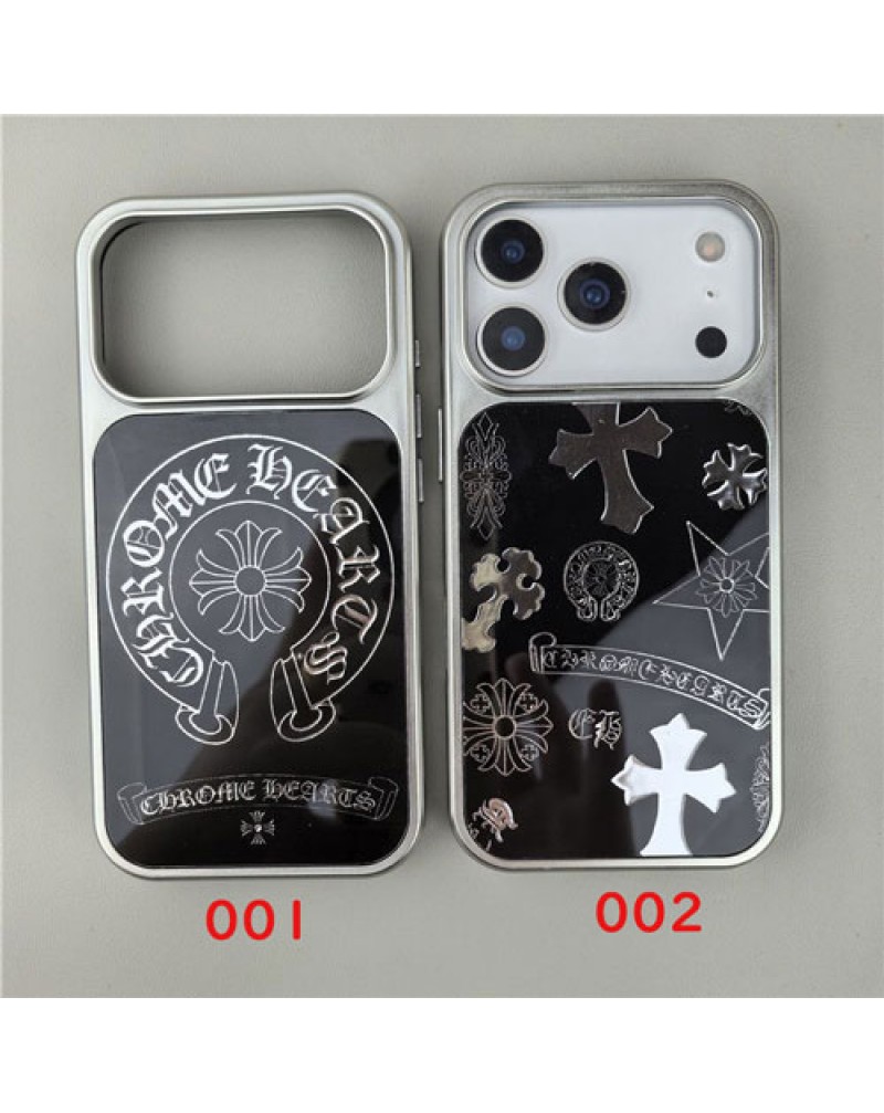 クロムハーツ iphone 17 pro max保護ケース潮流アイフォン16プロケースブランド chrome hearts iphone15 pro/14 pro/13保護ケースオシャレ