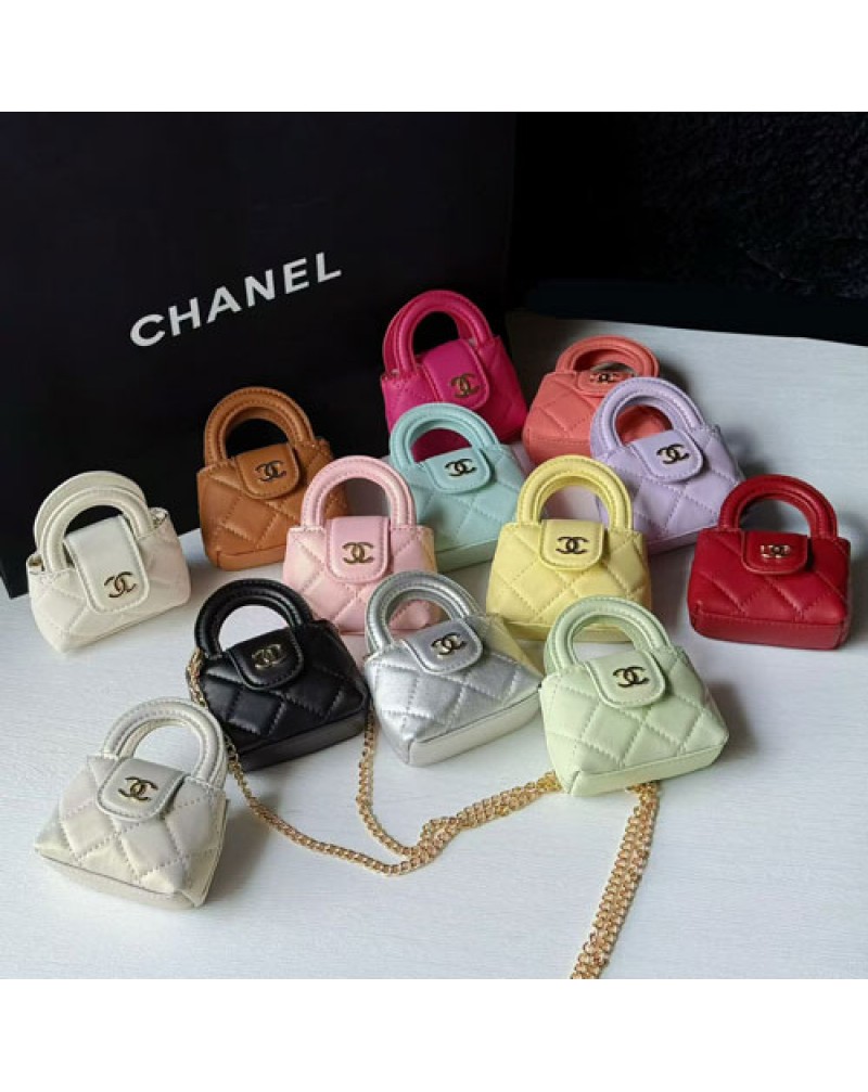 シャネル airpods pro3ケース小香風エアーポッズプロ2ケース chanel airpods 4世代/3世代ケースオシャレairpods pro2カバーショルダー掛けチェーン肩紐付き小物入れケース