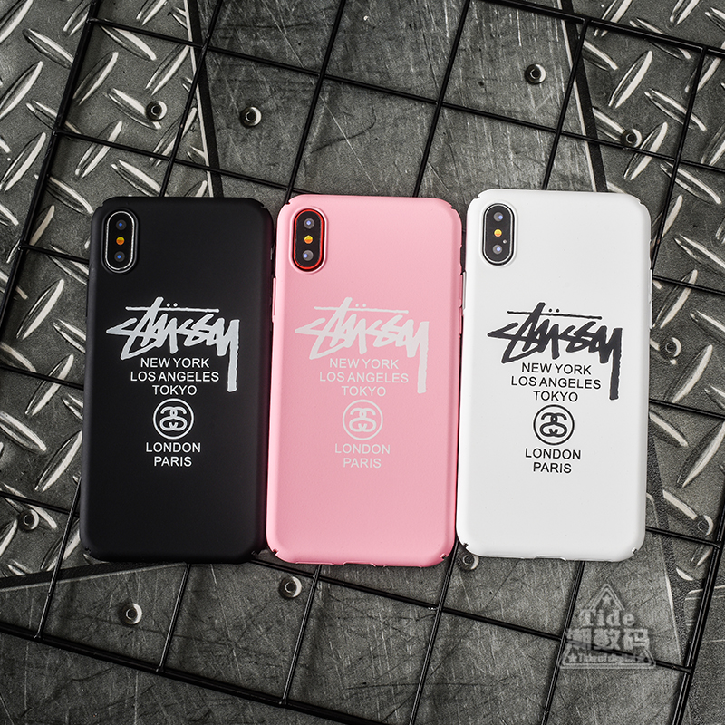 ブランド iphone x/8/10ケース ステューシー