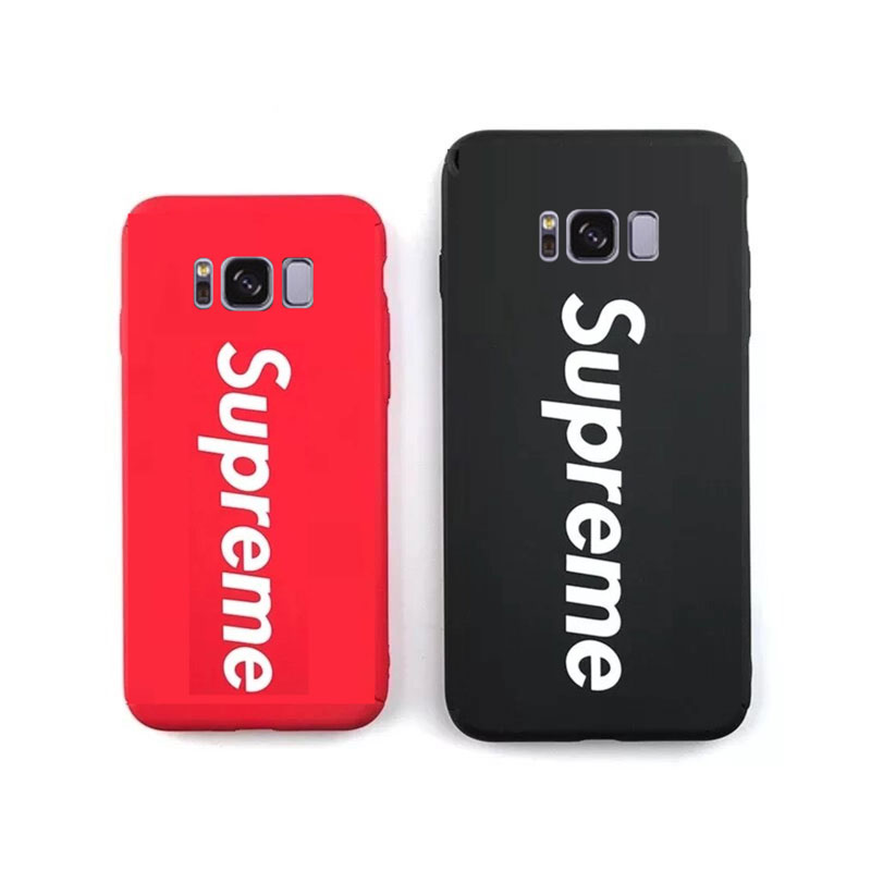 カップル向けGalaxy S9/S8 plusケース ブランド シュプリーム