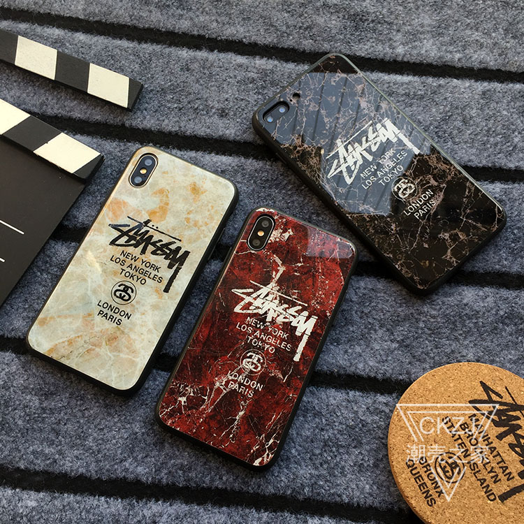 ステューシー iphone x/xr/xs maxケース ブランド人気