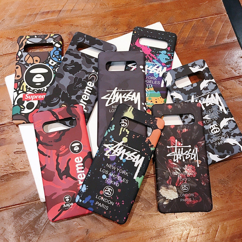個性stussy ギャラクシーs9+/s10+ケースブランド人気