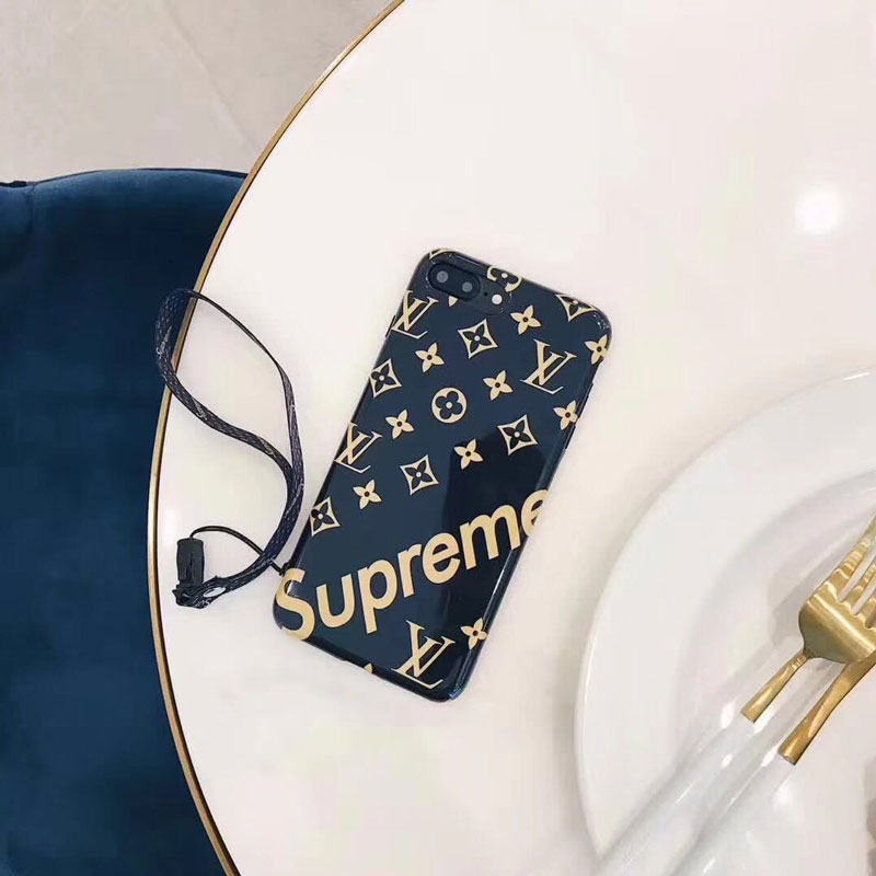 ブランド iphone x/8plusケース シュプリームxヴィドンコラボ