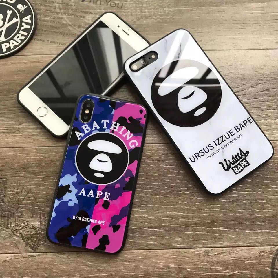 iphone xs/9/x plusケースエーエイプ
