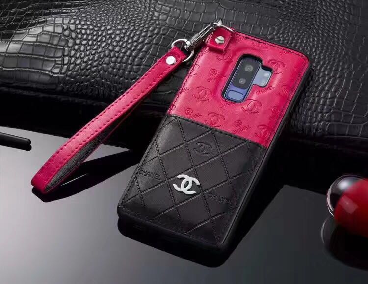 iphone xplus/galaxys9+ケース ブランドシャネル