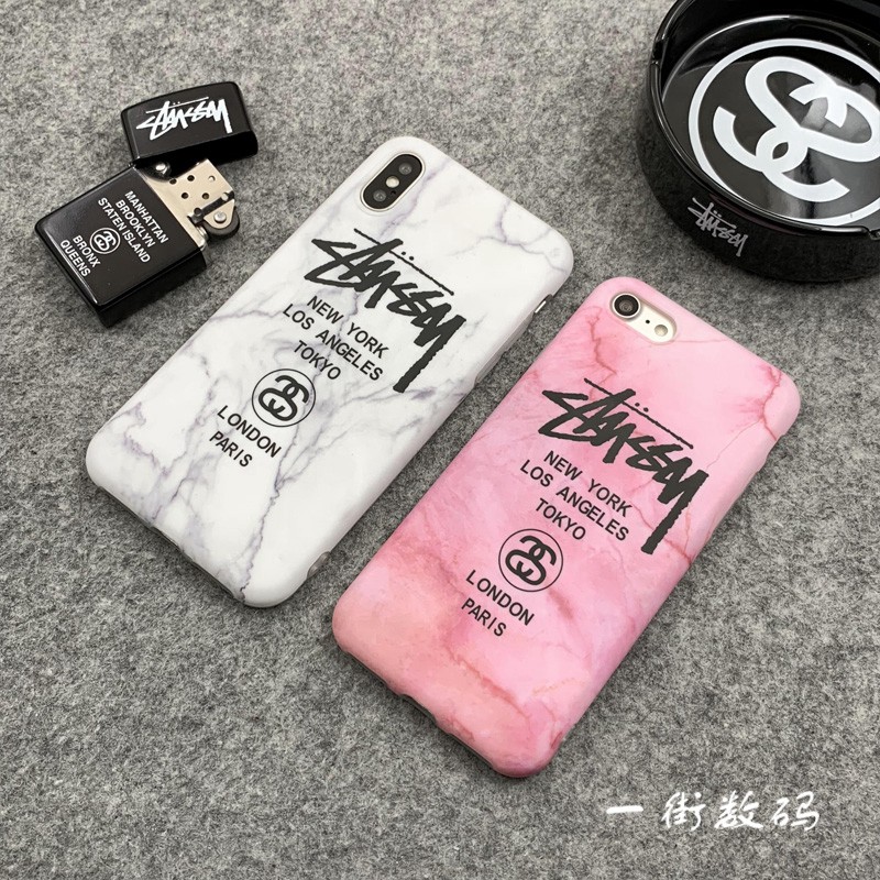 iphone x/xr/xs maxケース ステューシー潮流
