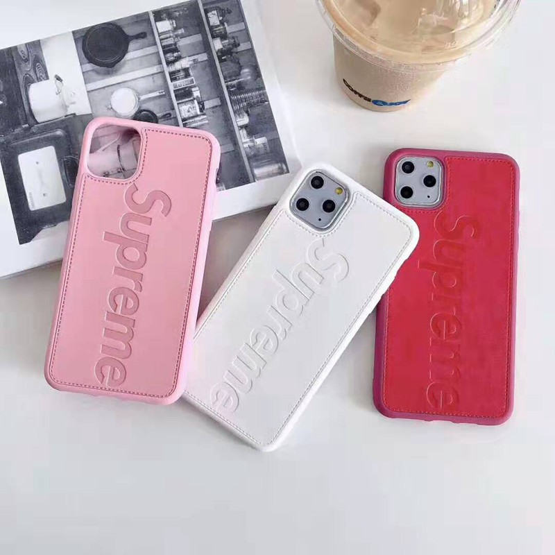 個性 iphone12/12 pro maxケースシュプリーム