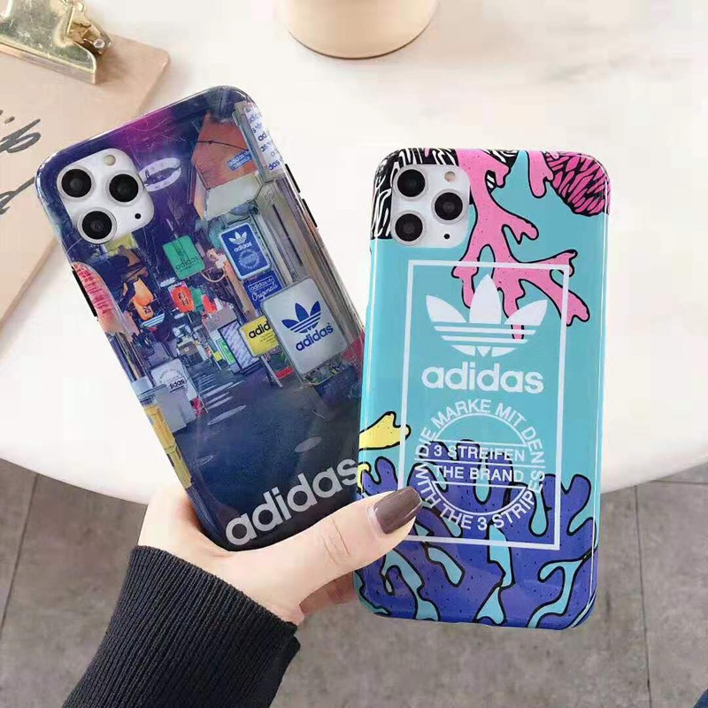 スポーツ風ブランド iphone11/12 pro MAXケースアディダス