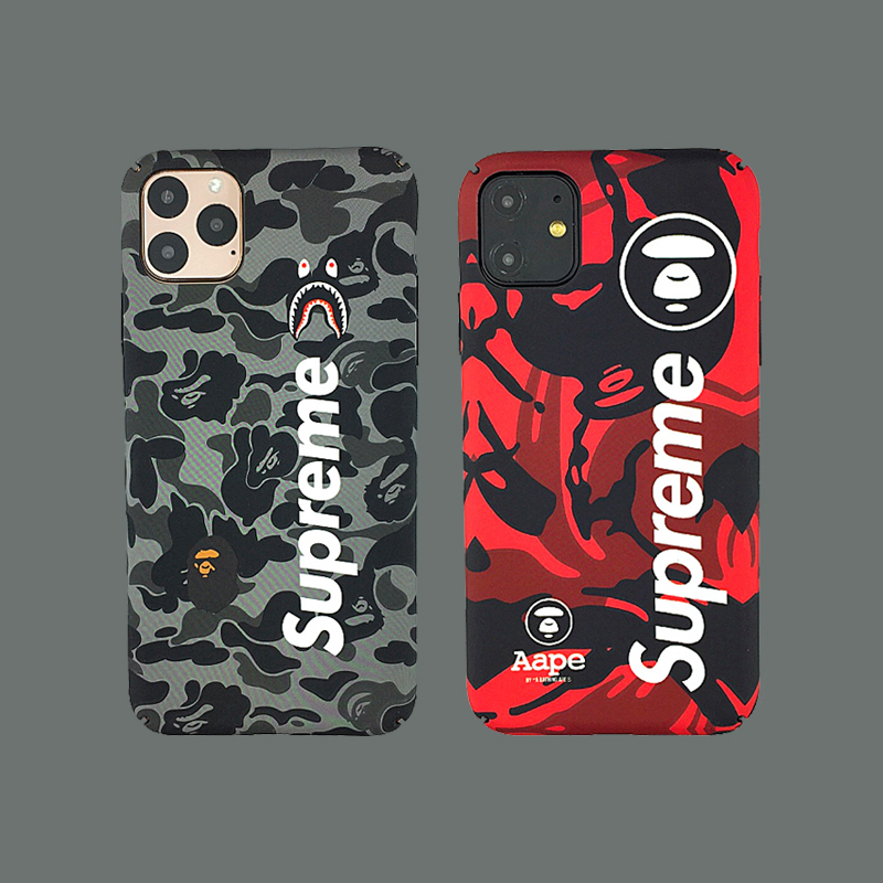 supreme x Aapeコラボ iphone11/11pro maxケース ペア人気