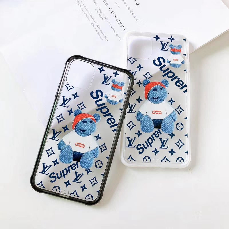 シュプリームiphone11/11pro maxケースペアお揃い