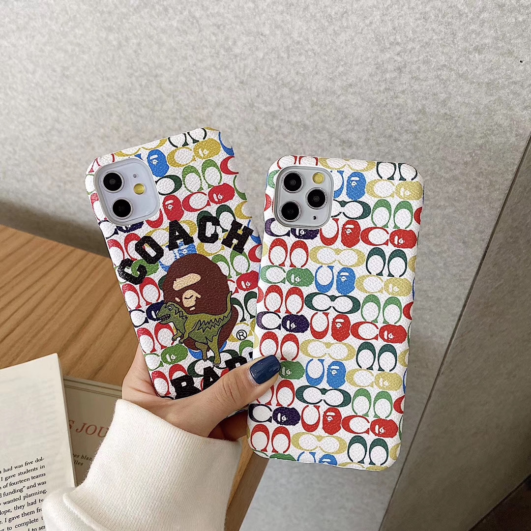 ブランドGalaxy s20/s20 plus/s20 ultraケースコーチ x BAPEコラボ