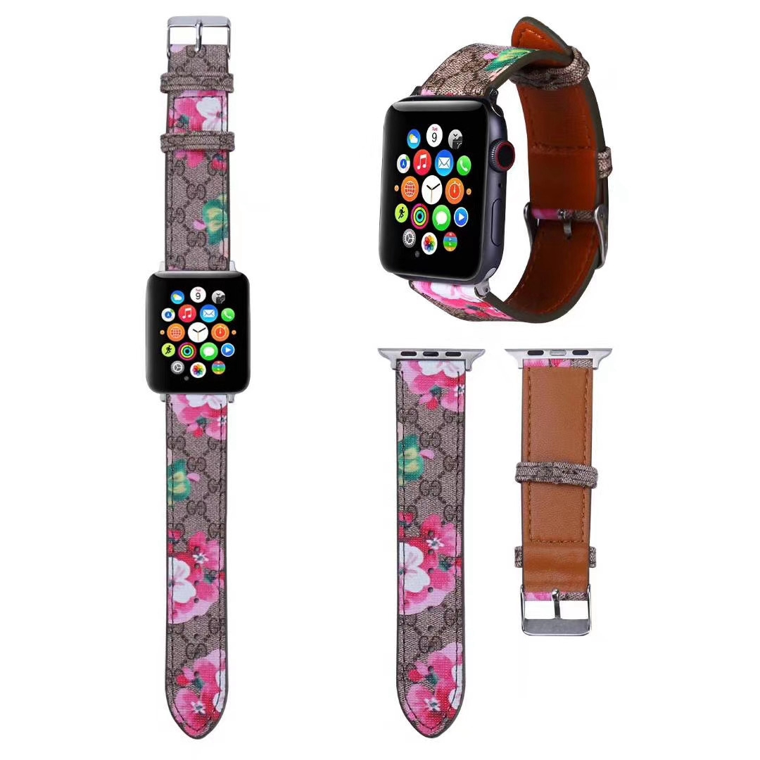 グッチ apple watchベルト花柄