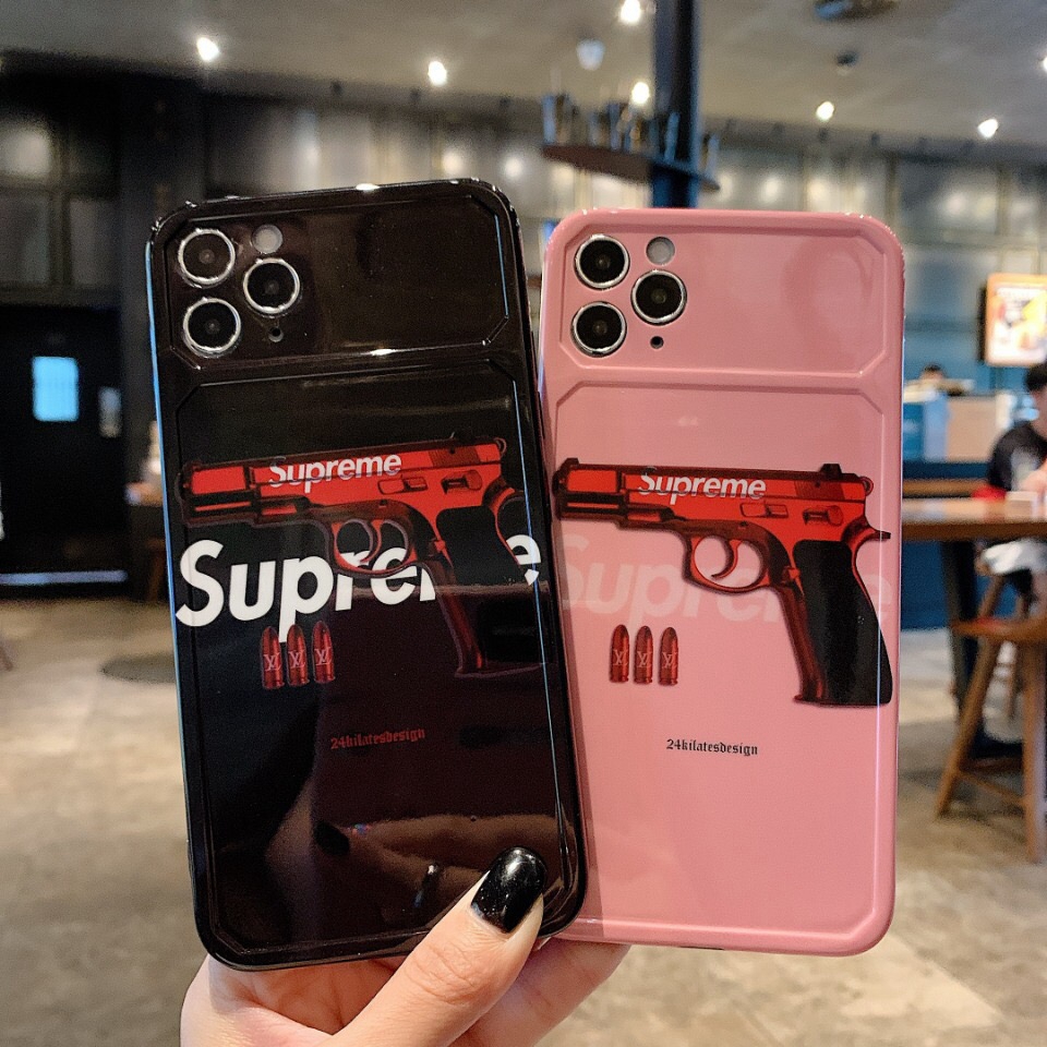 ブランドiphone11 pro/12 pro maxケースシュプリーム