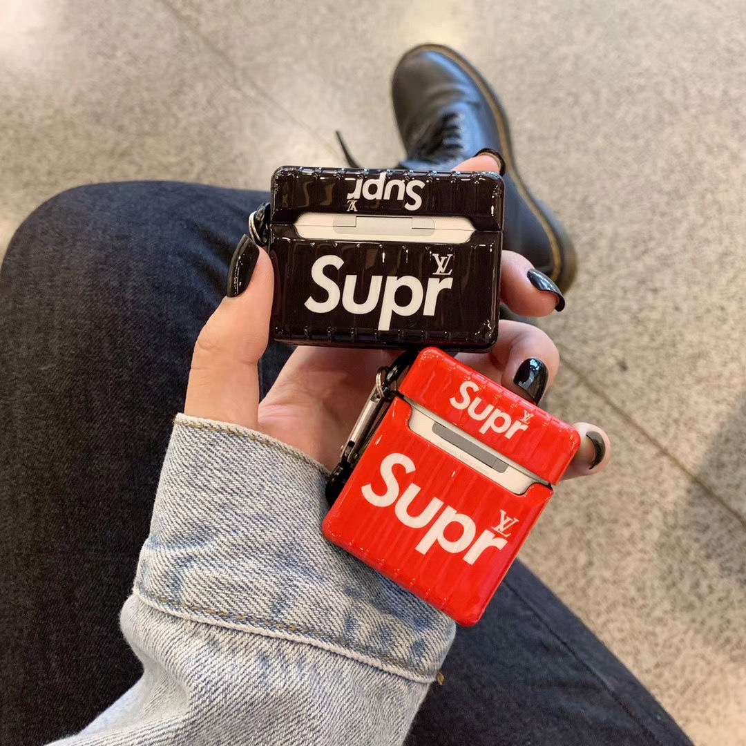 supreme x vuitton Airpods proケースブランド