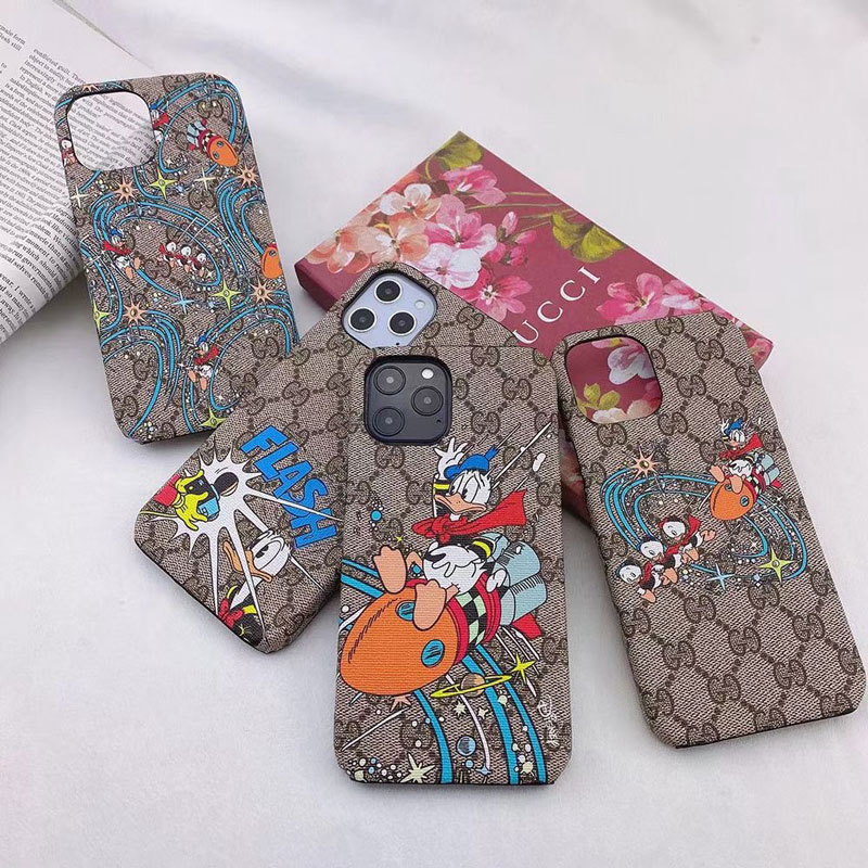 iphone12/12 pro maxケースグッチパロディ風