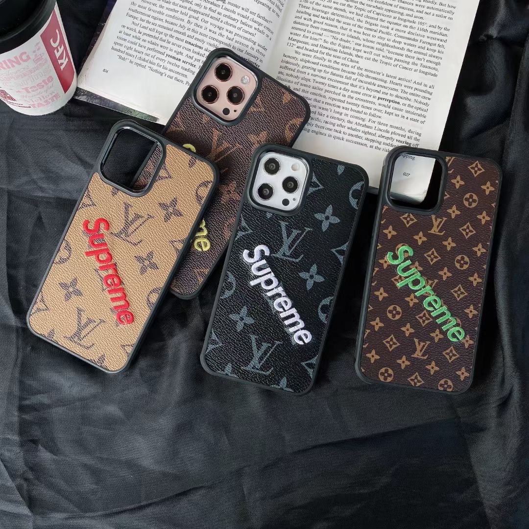iphone11/12 proケースシュプリームヴィトンコラボ