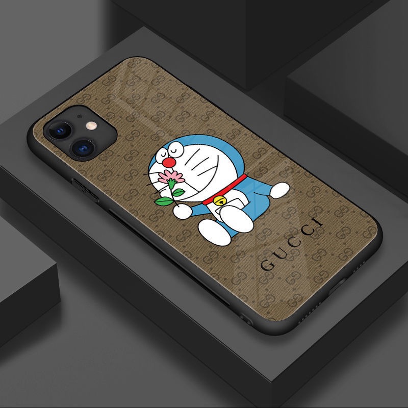 グッチ x doraemon iphone12 pro maxケース可愛い