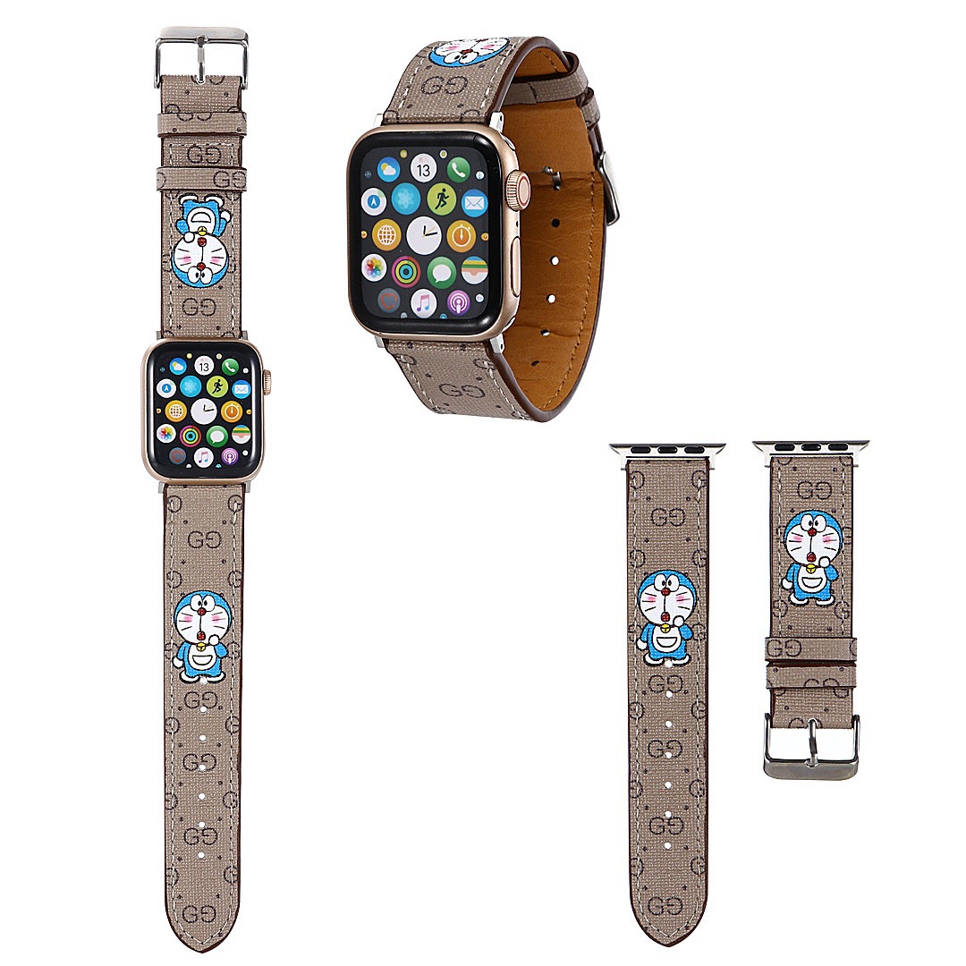 グッチdoraemonコラボ apple watch 8バンドオシャレ