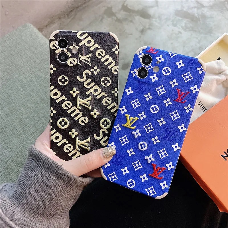 ブランドiphone12 pro/12 miniケースシュプリームヴィトンコラボ