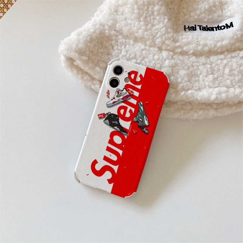 iphone12 pro/13 pro maxケースシュプリーム個性人気