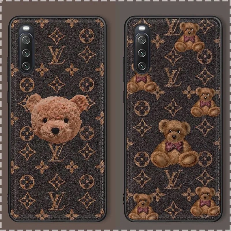 可愛いくまちゃん付きiphone13 pro/11 pro maxケースルイヴィトン