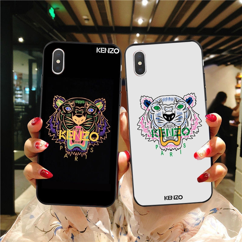 kenzo iphone11/se2/xr/xs maxケースガラス表面