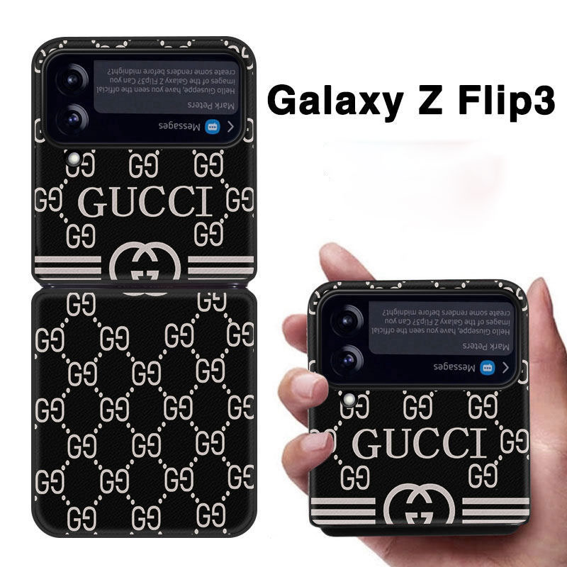 galaxy z fold3/z fold2ケースグッチ折り畳み