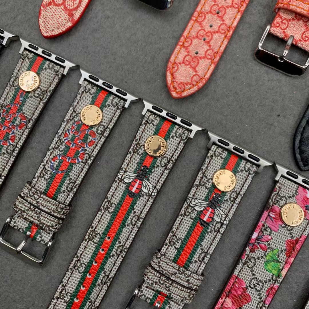 お洒落花柄 apple watchバンド グッチ