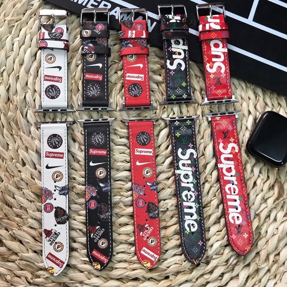 apple watch7 6 3バンドsupreme jordan nike