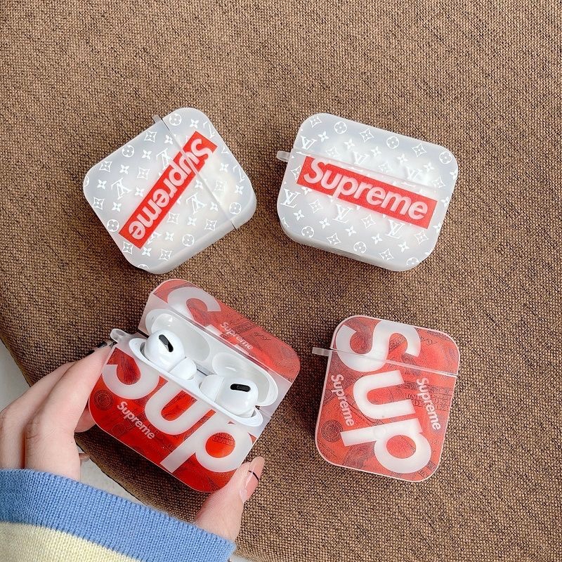 ブランド airpods 2世代ケース supreme 男女向け