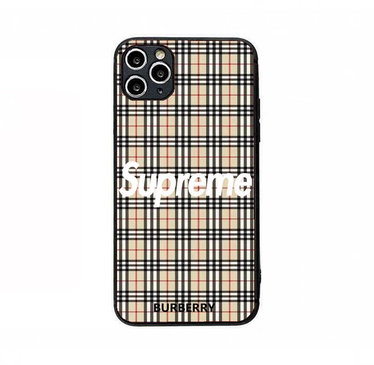 ブランドgalaxy s22/s22 ultraケースバーバリー supremeコラボ