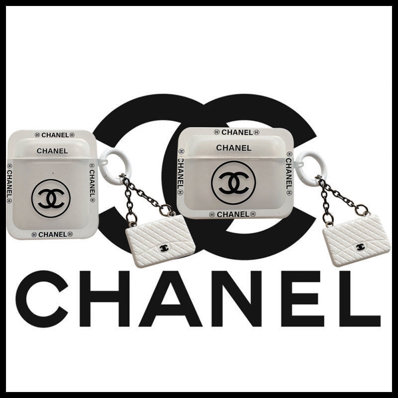 airpods 3世代ケース chanel シリコン製