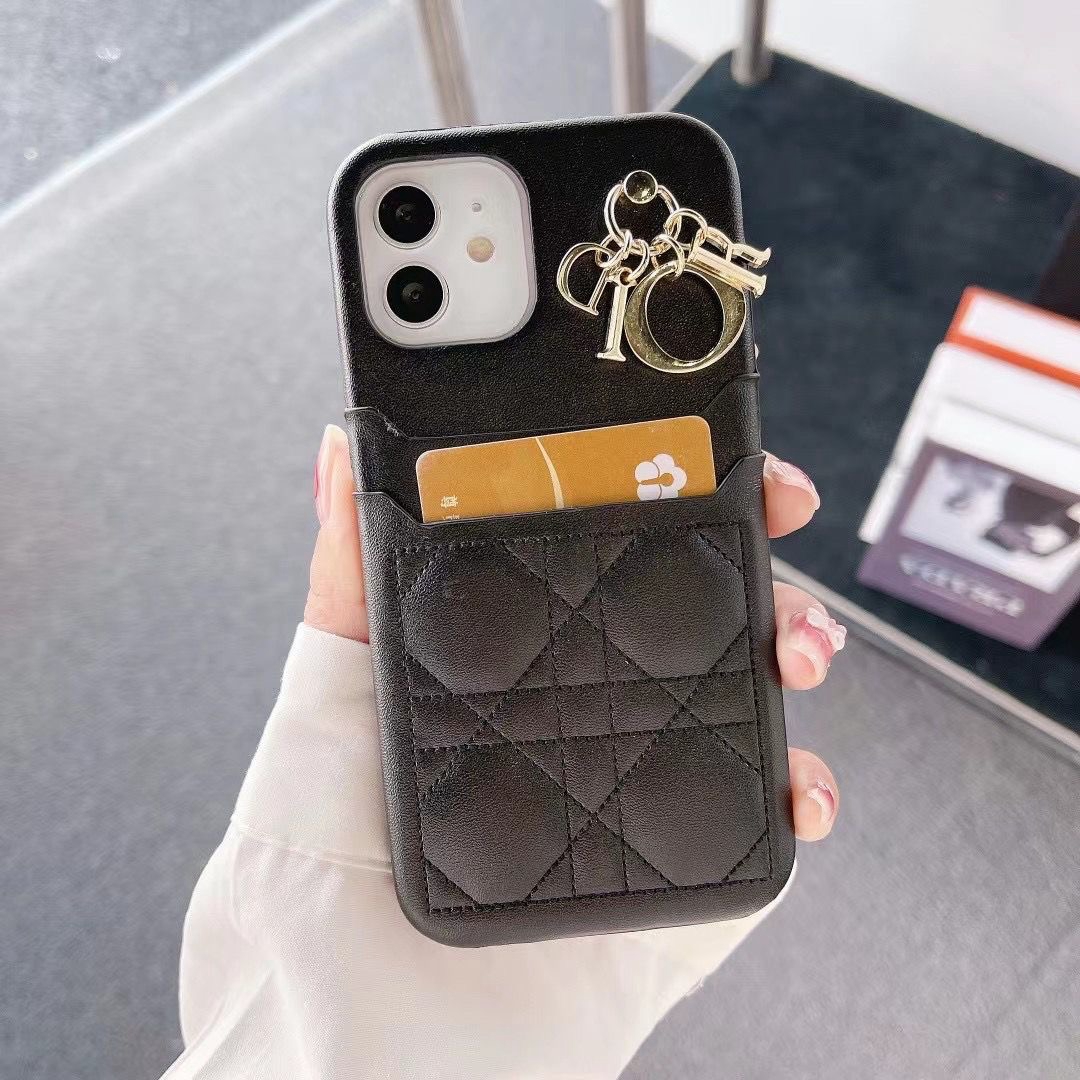 ディオール iphone14 proケースカード入れ