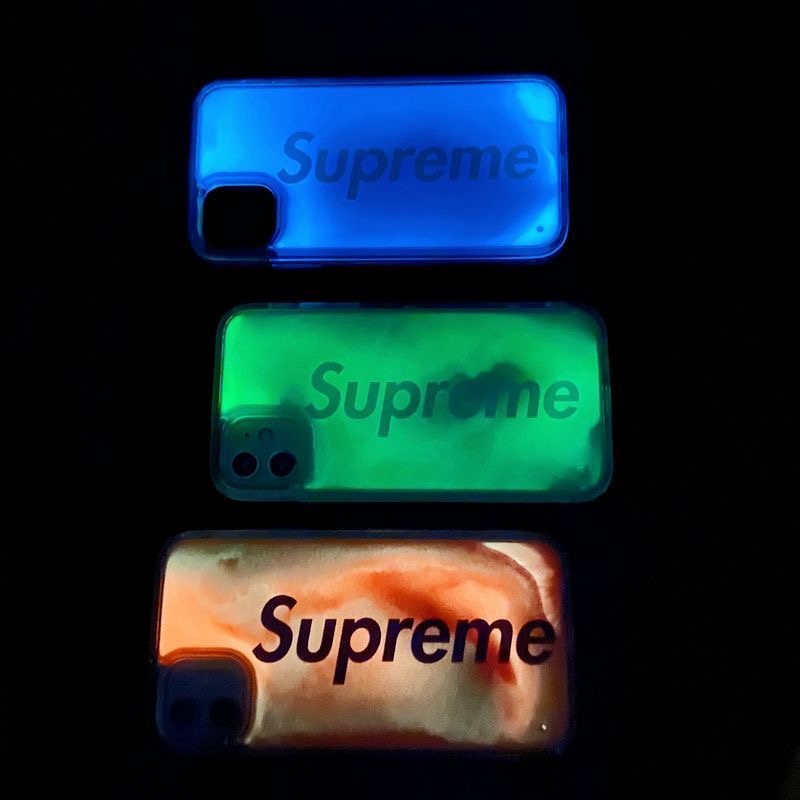 supreme iphone13 pro/12pro maxケース夜光