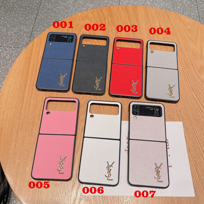 ysl galaxy z flip4ケース折りたたみ