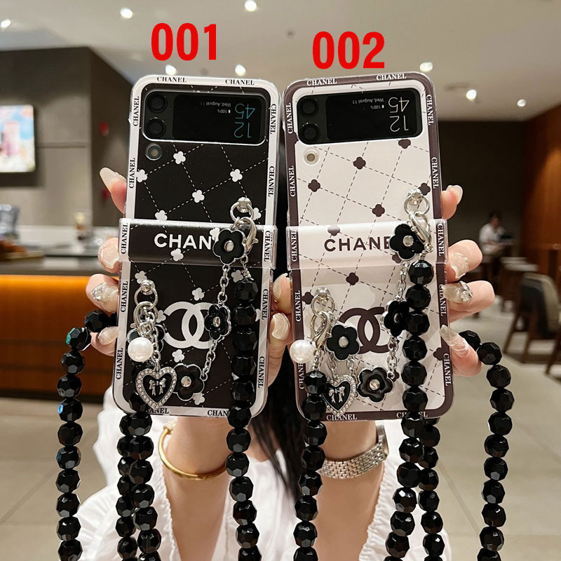 chanel galaxy z flip4ケースハイブランド