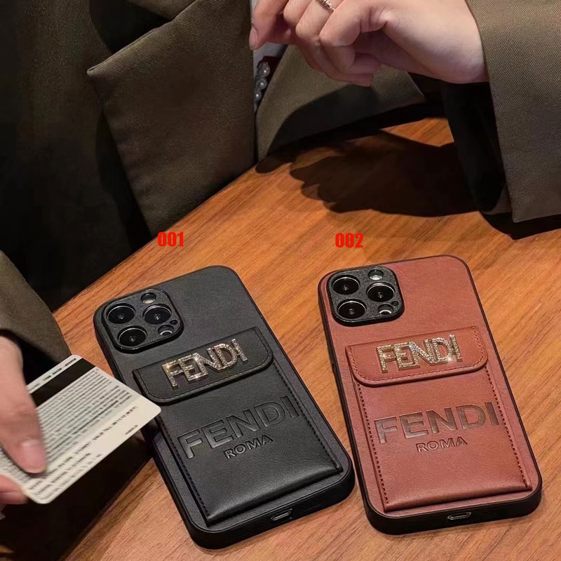 fendi iphone15 pro保護ケースカード入れ