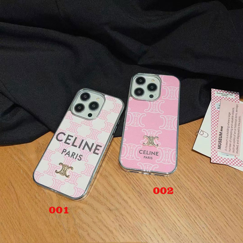 iphone15 pro max保護ケースセリーヌ可愛いピンク