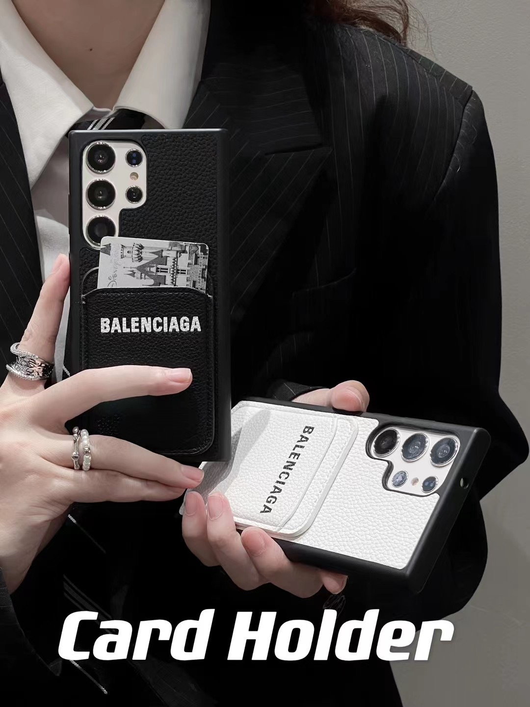 iphone14 pro携帯ケースバレンシアガカード入れ