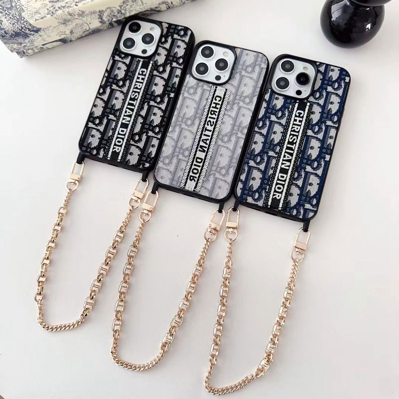 dior iphone15 proカバー精緻刺繍