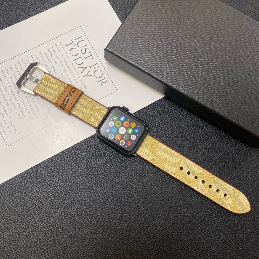 coach apple watch 8代バンド欧米風