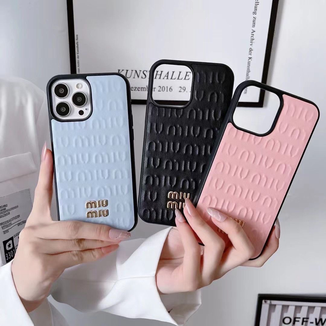 miumiu iphone14 pro max携帯カバー優雅