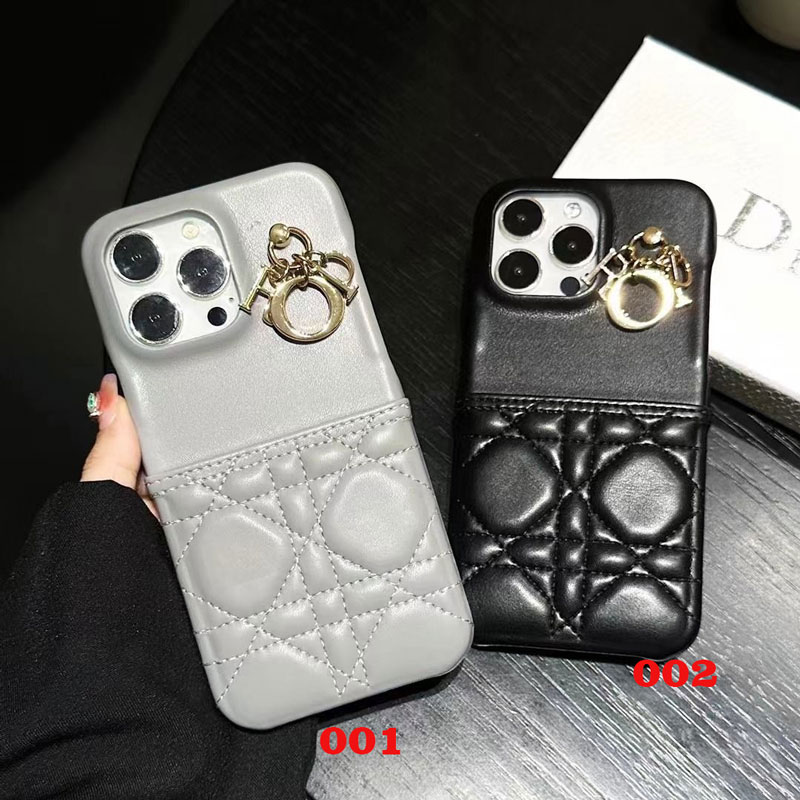 dior iphone15 proケースカード収納