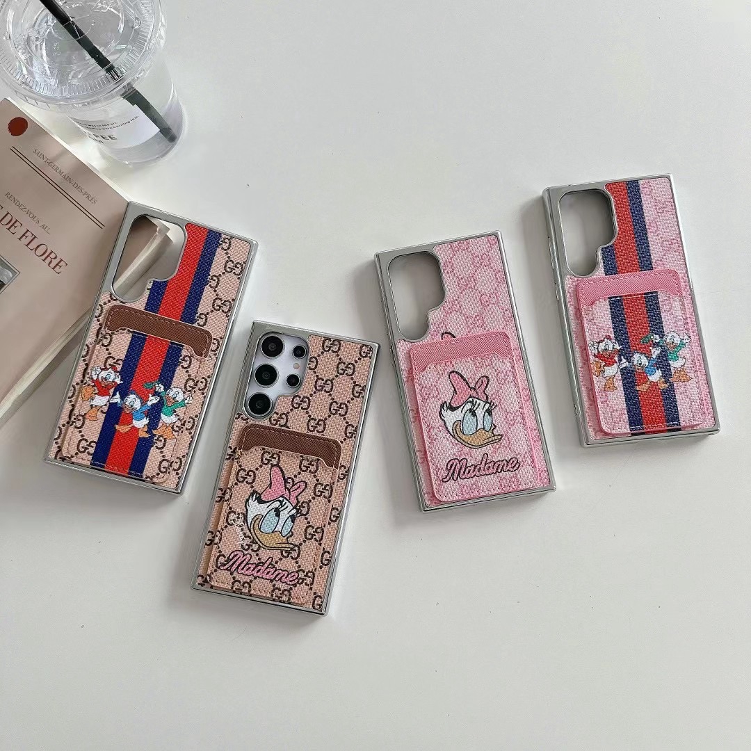 iphone14 proケースグッチ可愛いディズニーコラボ