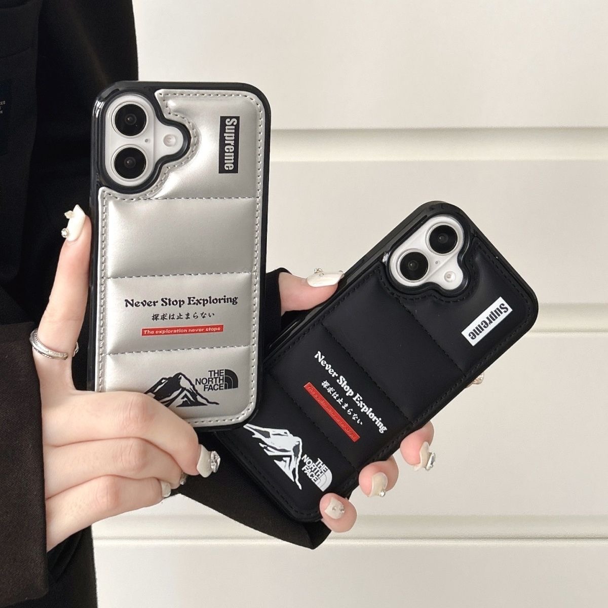 iphone15 proケースsupreme the north face