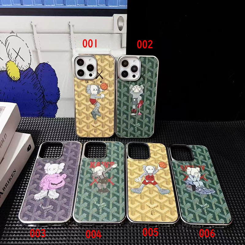 iphone16 pro max保護ケースゴヤールカウズコラボ